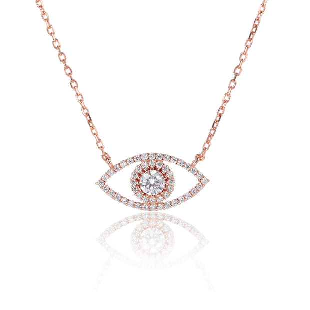 The Iris Necklace - Rose Gold