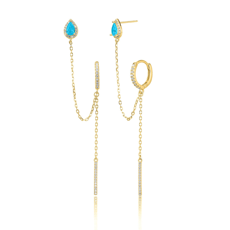 עגילי Reina Chain