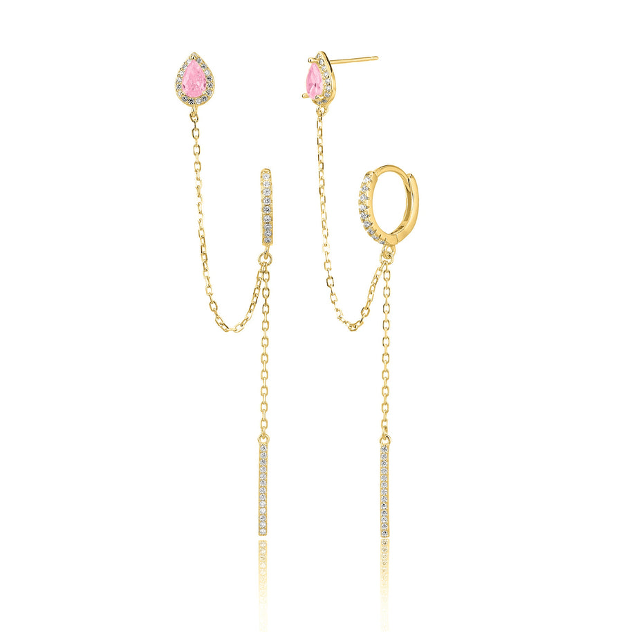 עגילי Reina Chain