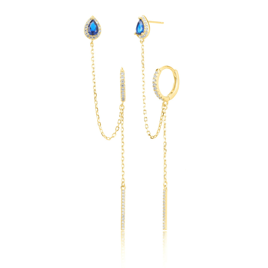 עגילי Reina Chain