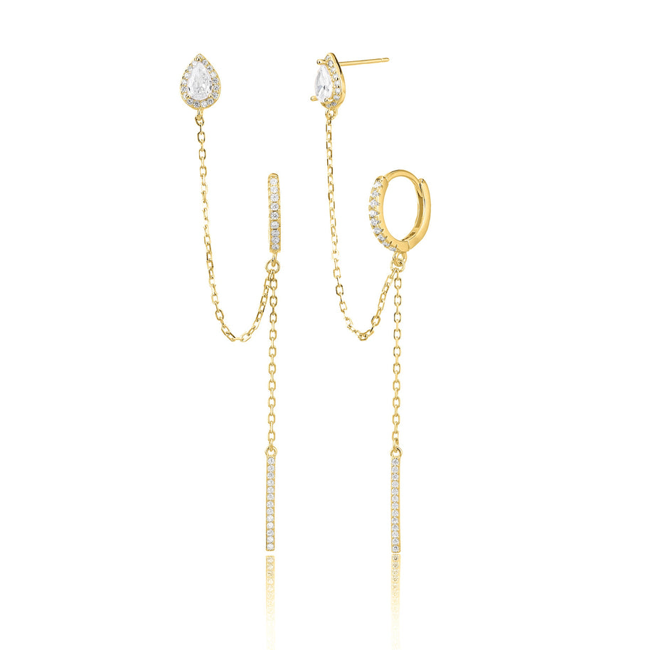 עגילי Reina Chain