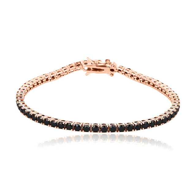 Black Tennis Bracelet - 3mm