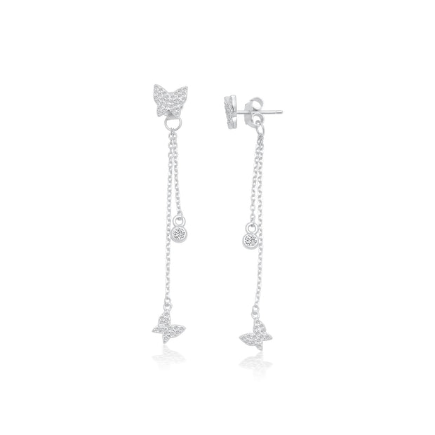 Blush Butterfly Earrings