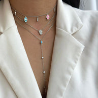 Teardrop Y-Necklace
