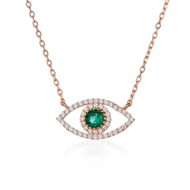 The Iris Necklace - Rose Gold