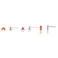 עגילי Emerald Trio