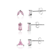 עגילי Emerald Trio